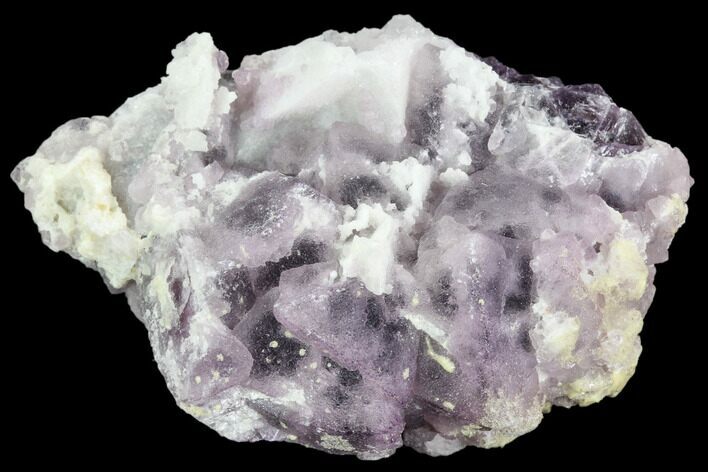 Purple Fluorite on Quartz Epimorphs - Arizona #103559